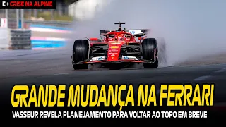 FERRARI COM GRANDE MUDANÇA PARA BATER RED BULL AINDA NO REGULAMENTO ATUAL / CRISE NA ALPINE