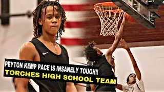 Peyton Kemp Bag Is Deep, NASTY BLOCK & DESTROYS High School Defenders!!