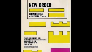 New Order-Blue Monday (Live 12-5-1986)
