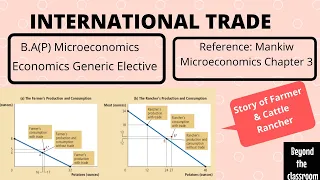 Ch 3 International Trade| Production and Consumption Possibility Frontiers| Mankiw Microeconomics