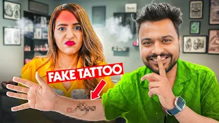 HE GOT A TATTOO OF SOME OTHER GIRL'S NAME! 💔 (किसी और लड़की के नाम का टैटू बनवाया)