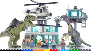 LEGO Jurassic World Giganotosaurus & Therizinosaurus Attack 76949 review!