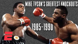 Mike Tyson’s best knockouts [1985-1990] | Boxing on ESPN