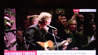 SHANE MACGOWAN'S FUNERAL.-FAIRYTALE OF NEW YORK.