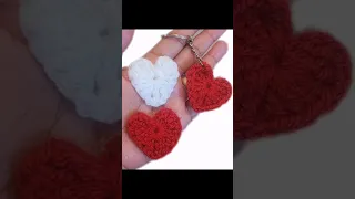 2 minutes crochet heart ❤️ #crochet #shortfeed #pattern #basiccrochet #shorts #heart