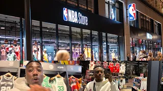 Toured The Only Official NBA Store In Germany.. LeBron James Signed Jersey & More..