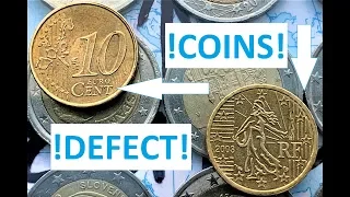 France 10 Cent 2002 2003 RF $Defect coins RARE$/2 Euro 110.000.000