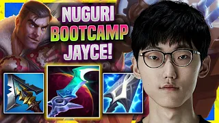 NUGURI BRINGS BACK JAYCE IN EUW SOLOQ! *WORLDS BOOTCAMP* - FPX Nuguri Plays Jayce TOP vs Fiora!