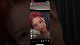 (G) I-DLE noodle.zip (MIYEON) Instagram Live 240218