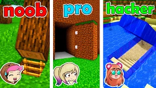 💥 BASE SEECRETA NOOB vs BASE SECRETA PRO vs BASE SECRETA HACKER 😱 Lyna vs Ela vs Dani