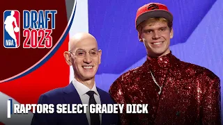 The Toronto Raptors select Gradey Dick with No. 13 overall pick | 2023 NBA Draft