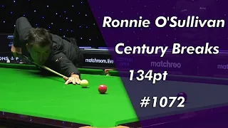 Ronnie O'Sullivan | Century Breaks 134pt - 1072 Highlightsᴴᴰ