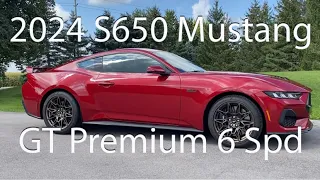 2024 Mustang GT Review, Drive, Active Exhaust demo 401a Premium 6 speed