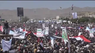 Massive protest in Yemen marks third anniversary of Saudi-led, US-backed conflict