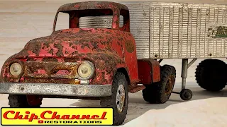 1956 Tonka Cargo King Semi Truck Hauler Restoration