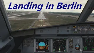 MSFS | Fenix A320 Lufthansa | Landung in Berlin (EDDB - BER)