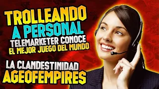 TROLLEANDO a PERSONAL en VIVO - BROMA TELEFONICA IMPROVISADA  #ageofempires