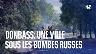 Donbass: une ville sous les bombes russes