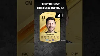 EA FC 24 | TOP 10 OFFICIAL CHELSEA PLAYER RATINGS (FIFA 24)! 💀😲 #eafc #fernandez #chelsea