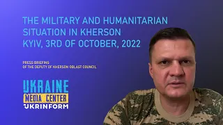 Operational and humanitarian situation in Kherson