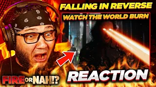 FIRE or NAH?! Falling In Reverse - Watch The World Burn (REACTION) | iamsickflowz