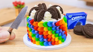 Yummy Chocolate Cake 🌈 So Delicious Miniature Rainbow Chocolate Cake Decorating Recipe 🍫1000+ Ideas