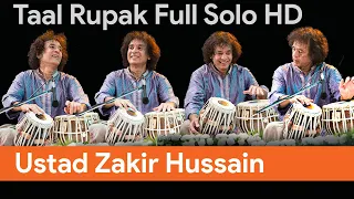 Ustad Zakir Hussain I Taal Rupak I Full Tabla Solo