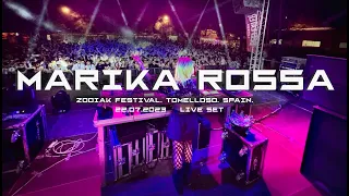 Marika Rossa live set. Zodiak festival. Spain. Tomelloso.