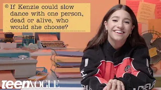 kenzie ziegler Guesses How 2,042 Fans Responded to a Survey About Her | Teen Vogue