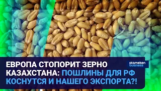 ЕВРОПА СТОПОРИТ ЗЕРНО КАЗАХСТАНА: ПОШЛИНЫ ДЛЯ РФ КОСНУТСЯ И НАШЕГО ЭКСПОРТА?! | Время говорить