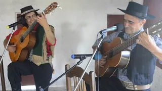 Nicasio Luna Payador Chileno - Gustavo Capote Uruguay, en el Encuentro Internacional de Payadores