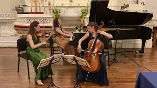 Claremont Trio: J. Brahms - Piano Trio No. 1 in B Major, Op. 8 LIVE