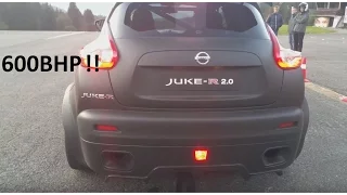 Nissan Juke-R 2.0 - Acceleration, Exhaust & Sound from the Outside