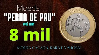 MOEDA PERNA DE PAU QUE VALE 8 MIL! CAÇADA, RARA E VALIOSA! VOCÊ TEM?