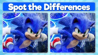 Sonic the Hedgehog 2 Spot the Differences | Super Fun Sonic the Hedgehog 2 Puzzles