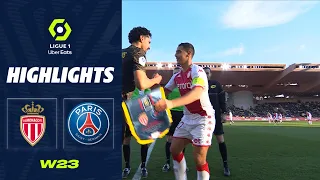 AS MONACO - PARIS SAINT-GERMAIN (3 - 1) - Highlights - (ASM - PSG) / 2022-2023