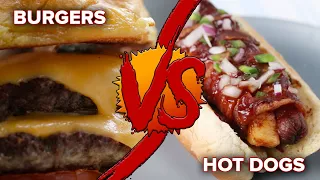 Burgers Vs. Hot Dogs