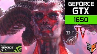 Diablo 4 : GTX 1650 4GB ( FHD All Settings / FSR 2 All Settings )