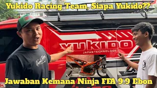 Ninja FFA 9.9 Detik HBY Yang Di Pakai Ebon Di KabelSetan Mendadak Drag Ada Di Yukido Racing Team