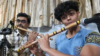 Man udhan varyache flute cover| Father-son duo🪈