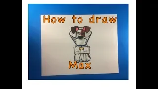 How to draw Max from the Secret Life of Pets 2