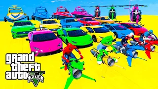 GTA V Epic New Stunt Race For Car Racing Challenge by Trevor