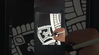 Procreate Tutorial: How To Make Your Shading Look Awesome ✍🏼 |Digital Mandala Art| #shorts