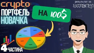 Що КУПИТИ На 100$ ► Криптопортфель НОВАЧКА | Аналіз РЕЗУЛЬТАТІВ та поповнення через 3 місяці