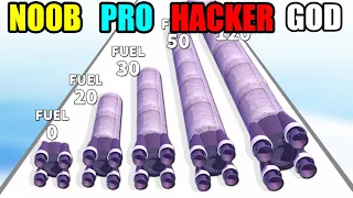 Rocket Stack 3D NOOB vs PRO vs HACKER vs GOD