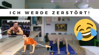 Lappen macht Sascha Huber 20 Min  PUSH DAY Workout für Zuhause mit Kurzhanteln 💪🏼