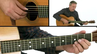 🎸Acoustic Guitar Lesson - Broken Arpeggio Groove: Practice Study 1 - Clive Carroll