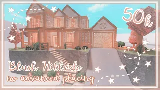 Bloxburg Build || Hillside Blush Family House [no advanced placing] 50k