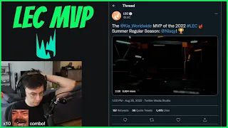 Caedrel Reacts To LEC MVP Winner