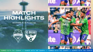 HIGHLIGHTS: Seattle Sounders FC vs. FC Dallas | August 02, 2022